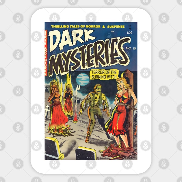 Dark Mysteries #10 Sticker by Psychosis Media